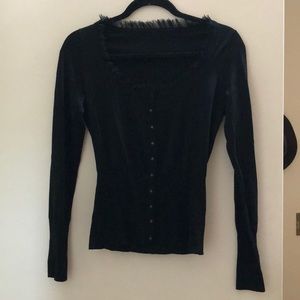 Romantic soft wool cardigan